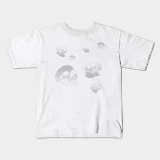 Strobe Line Skulls Kids T-Shirt